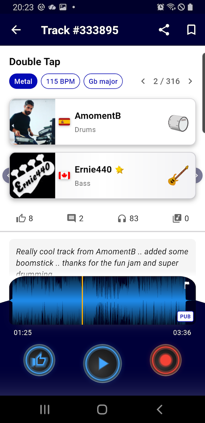 the brand-new wikiloops mobile app, ready for testing