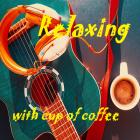 Relaxing with cup of coffee